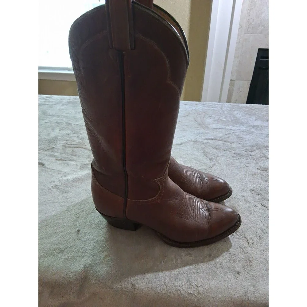 Vintage Women’s Brown Tony Lama Embroidered Cowboy Boots Size 6 - Picture 5 of 13